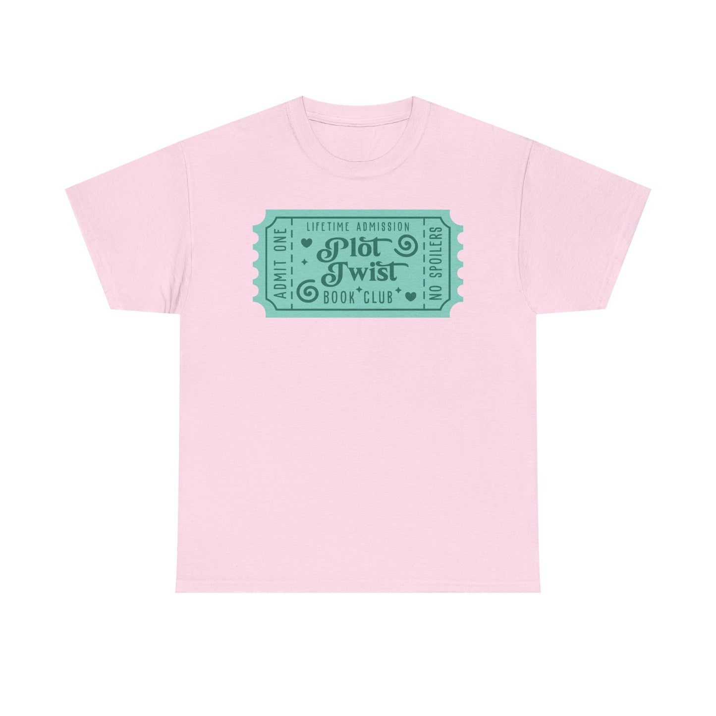Plot Twist Book Club Ticket Graphic Tee