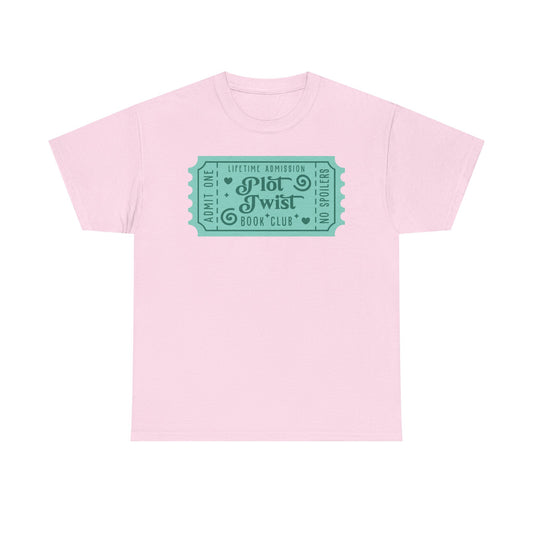 Plot Twist Book Club Ticket Graphic Tee