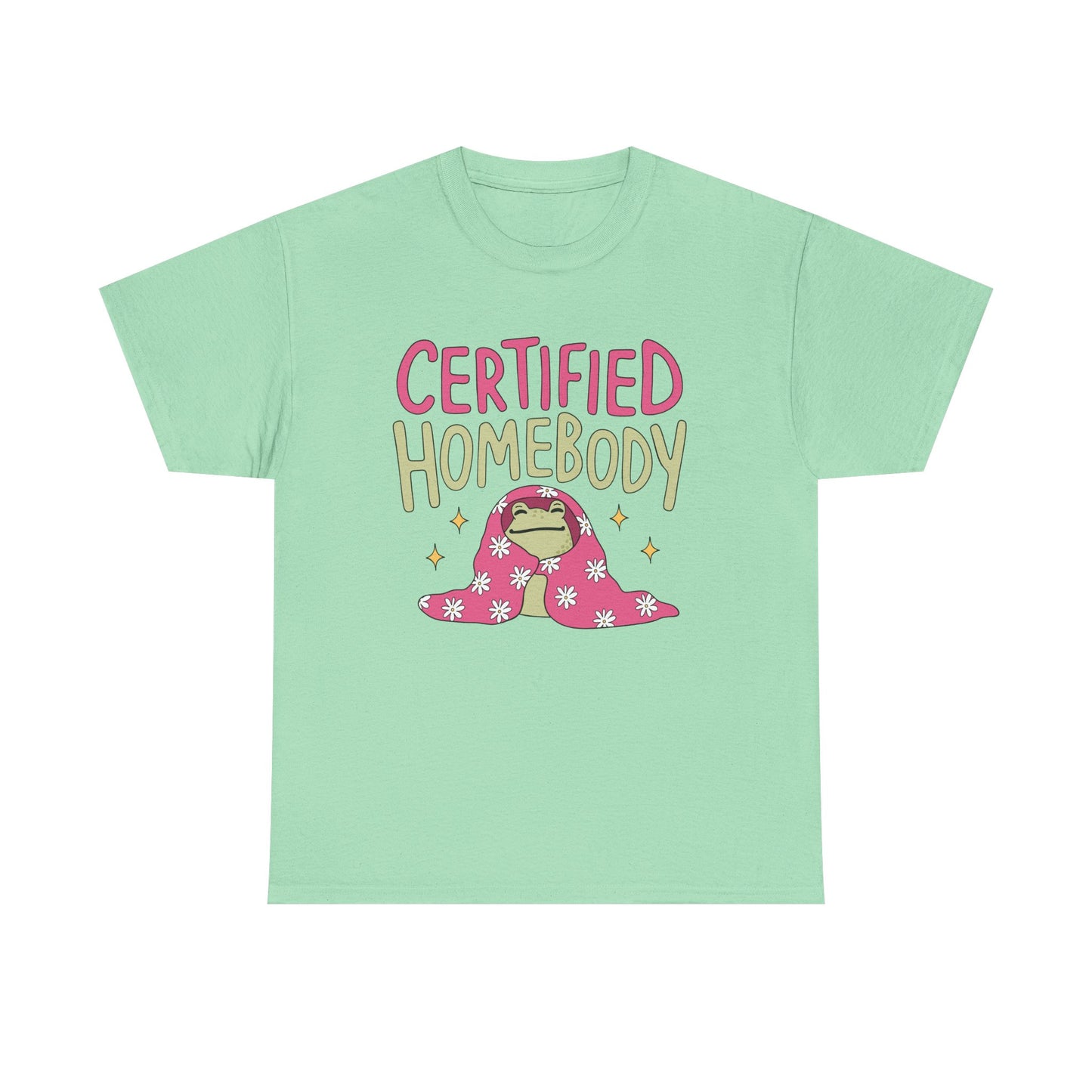Certified Homebody Frog Graphic Tee