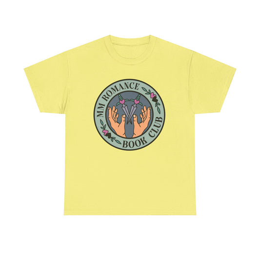 MM Romance Book Club (Two Male Hands) LGBTQA Round Graphic Tee