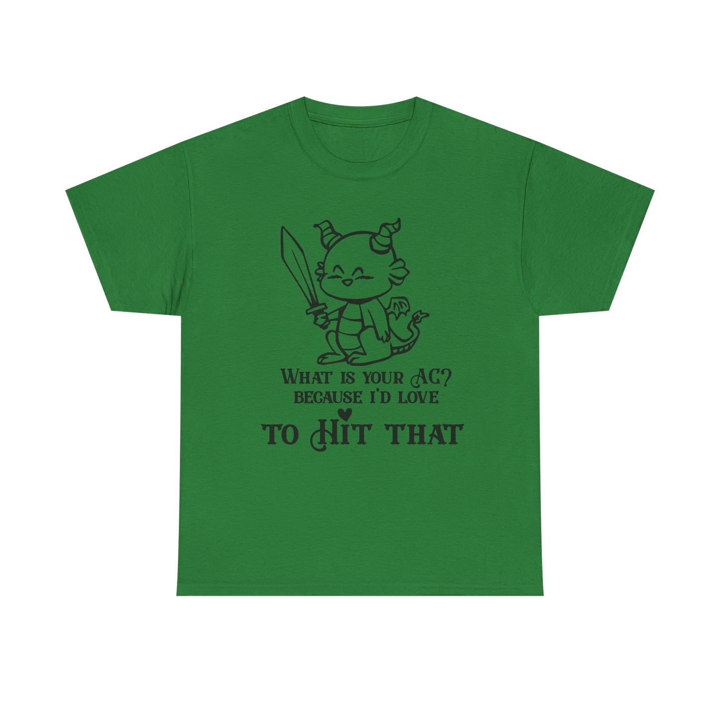 Dragon AC Graphic Tee, Role Playing, "Hit That"