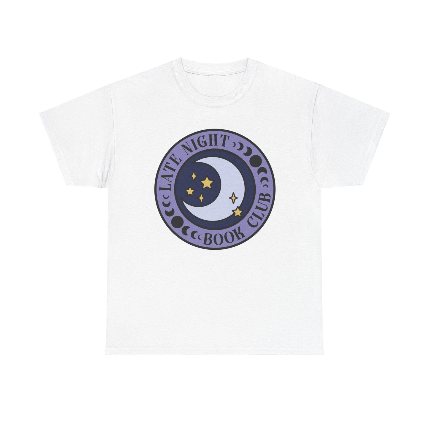 Late Night Book Club Round Graphic Tee