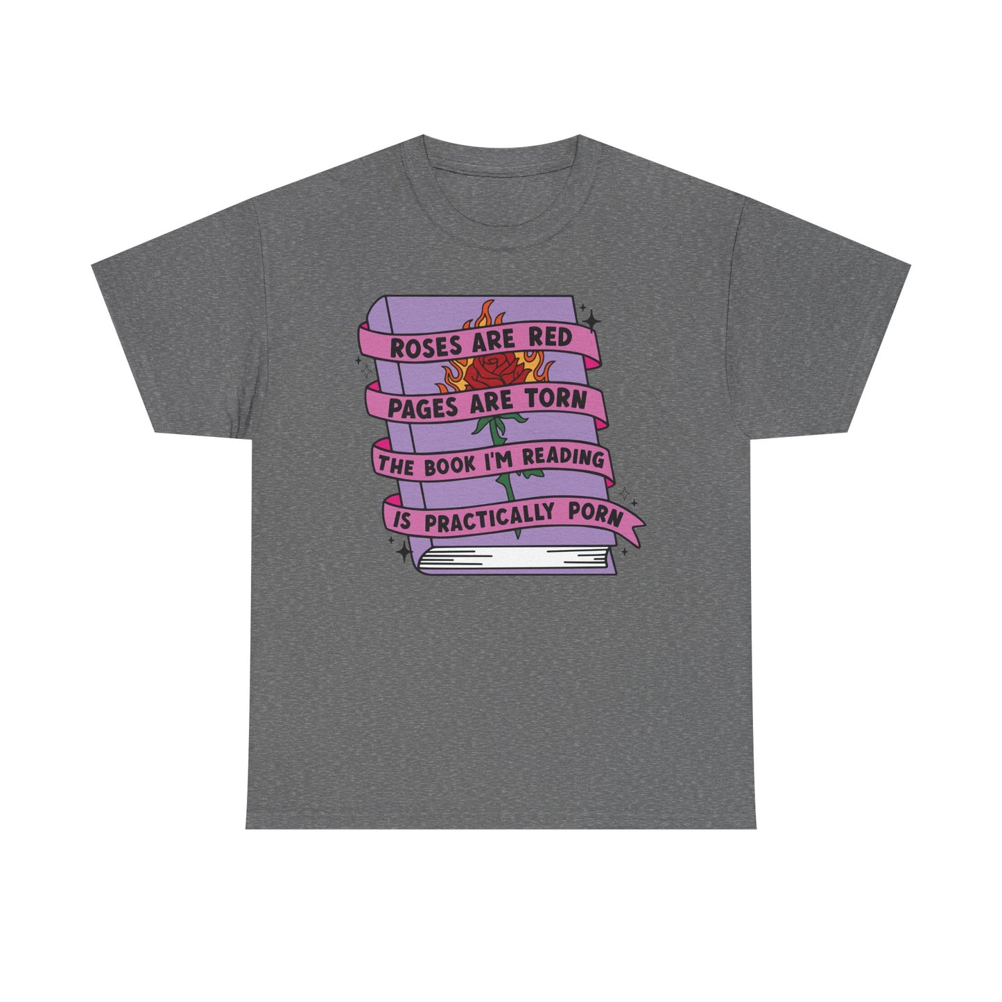 Roses Are Red Book Poem Graphic Tee