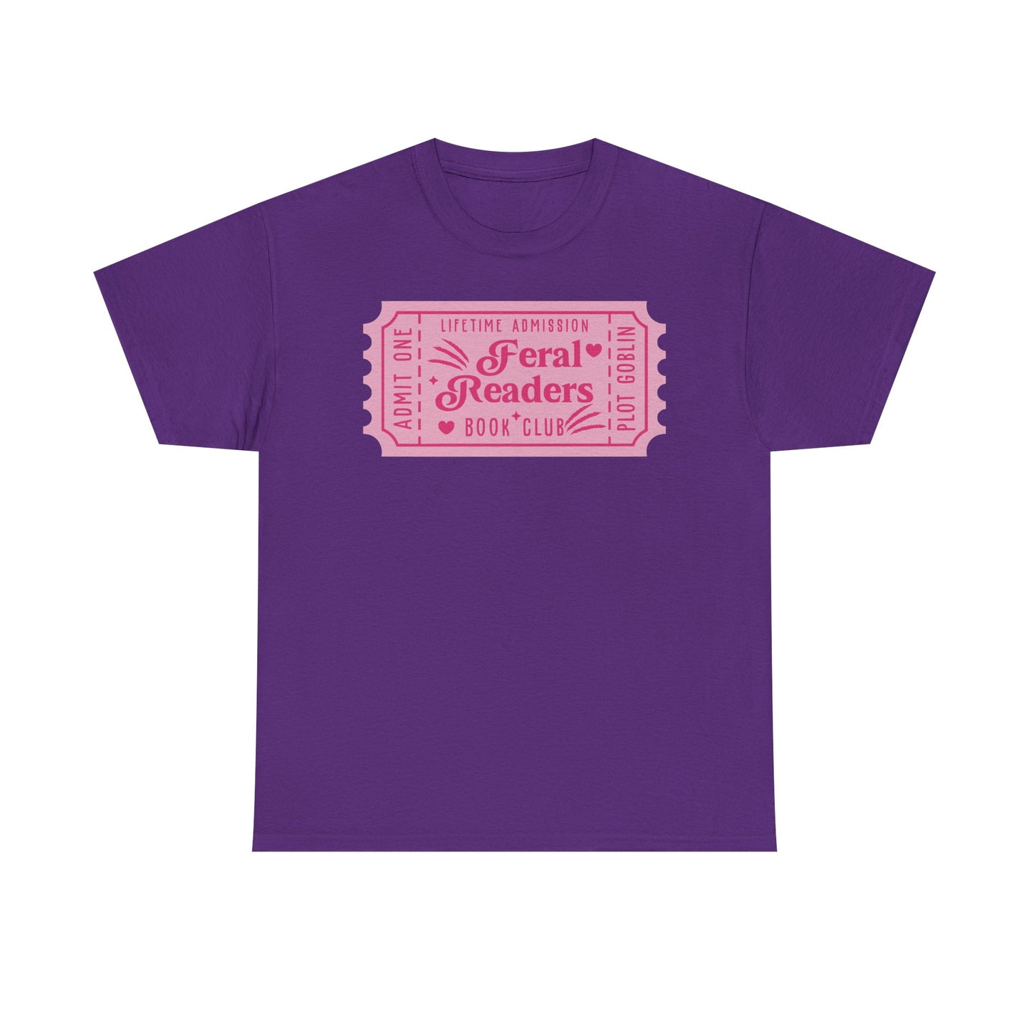 Feral Readers Book Club Ticket Graphic Tee