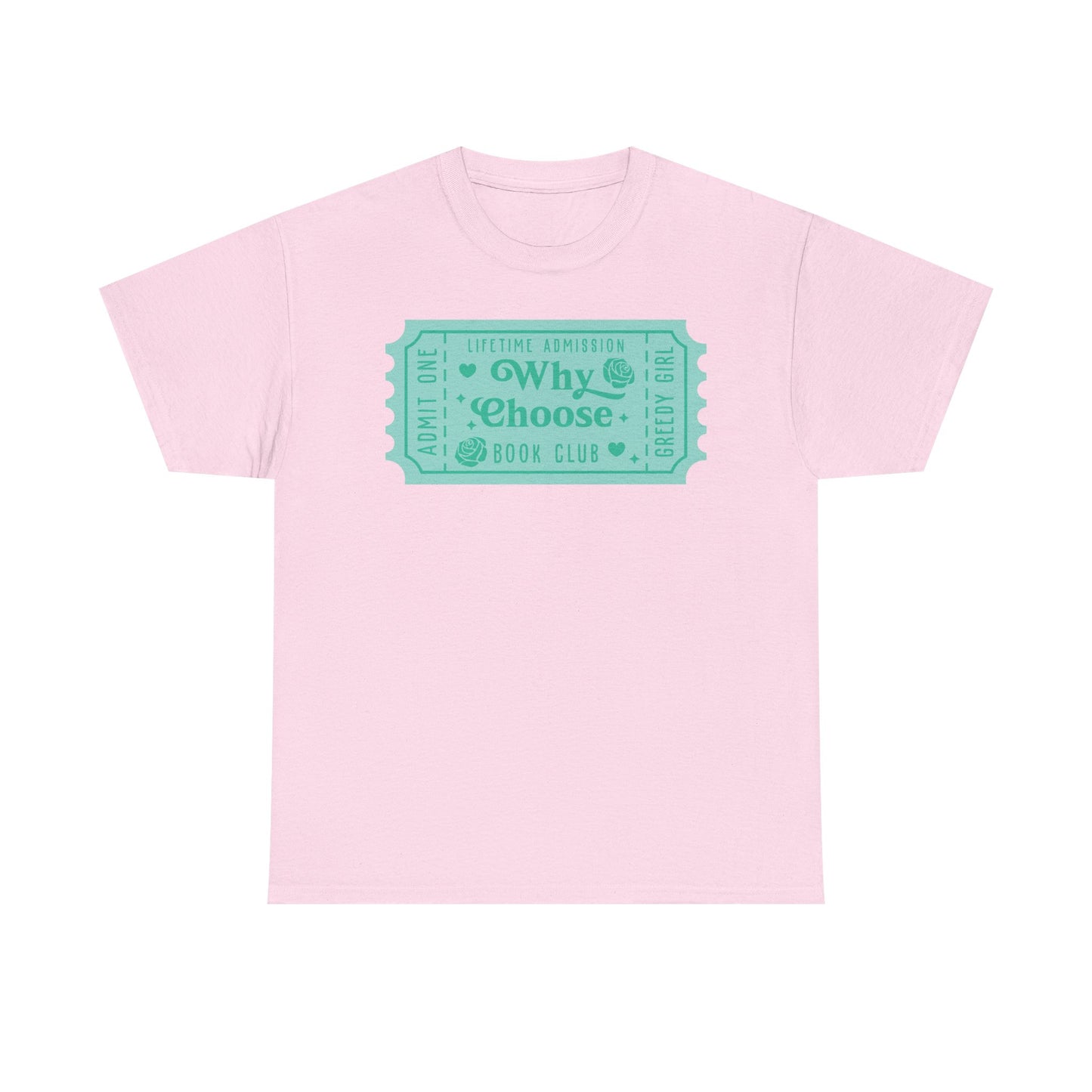 Why Choose Book Club Ticket Graphic Tee