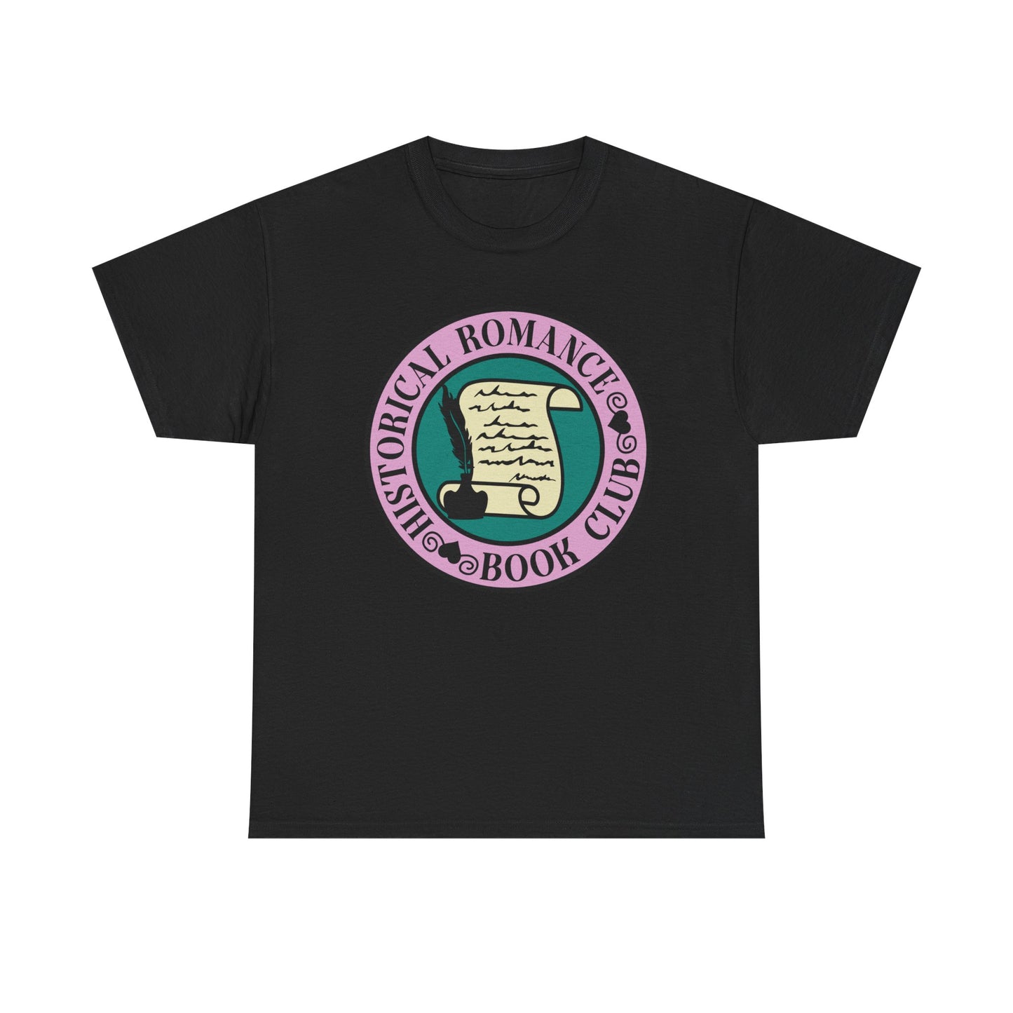 Historical Romance Book Club Round Graphic Tee