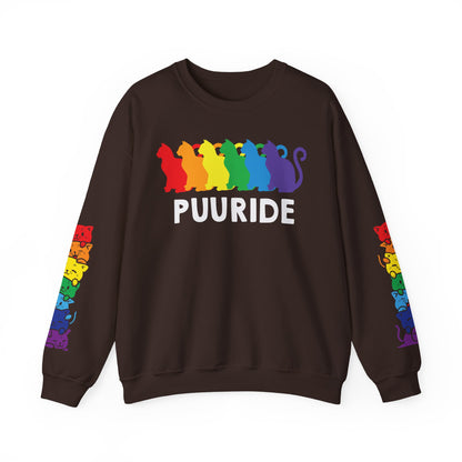 *Sleeve and Front Designs* Crewneck Sweatshirt - Puuride LGBTQA+