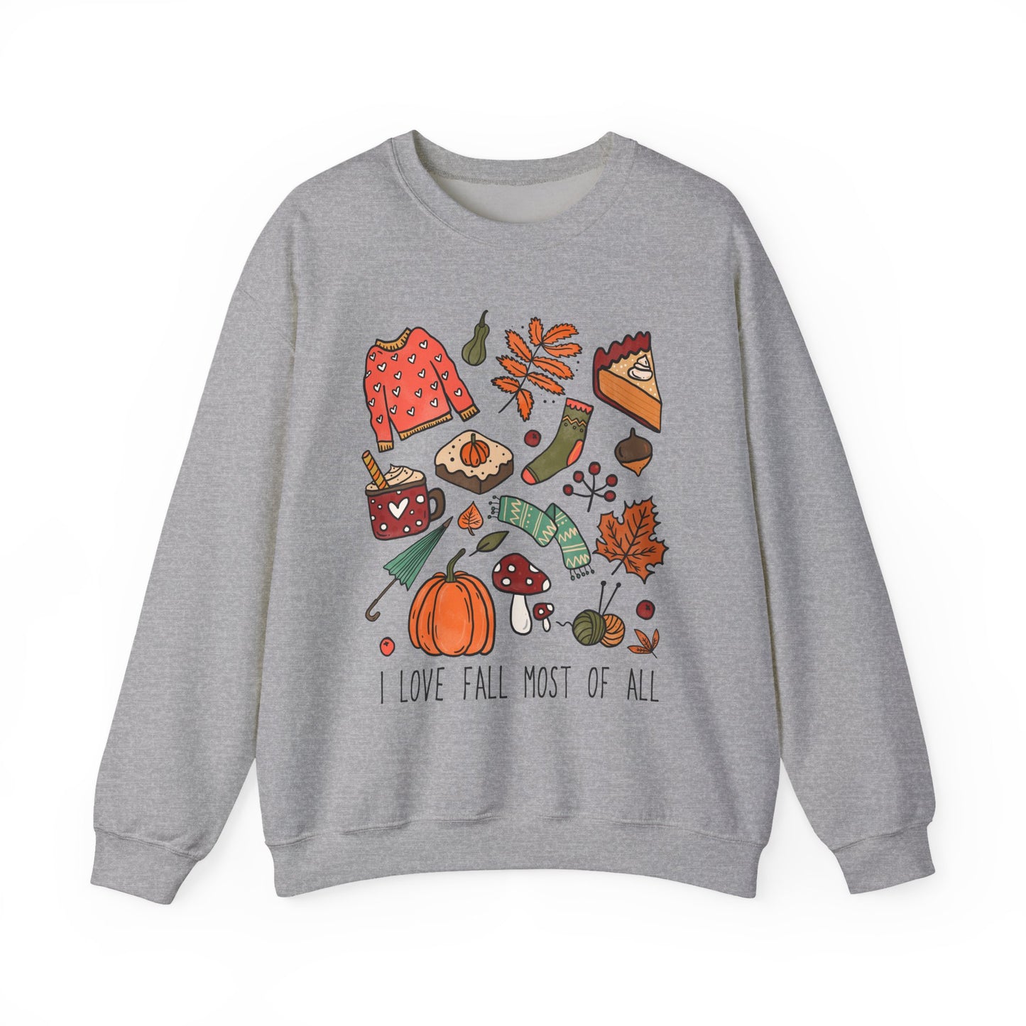 Crewneck Sweatshirt - Love Fall Most