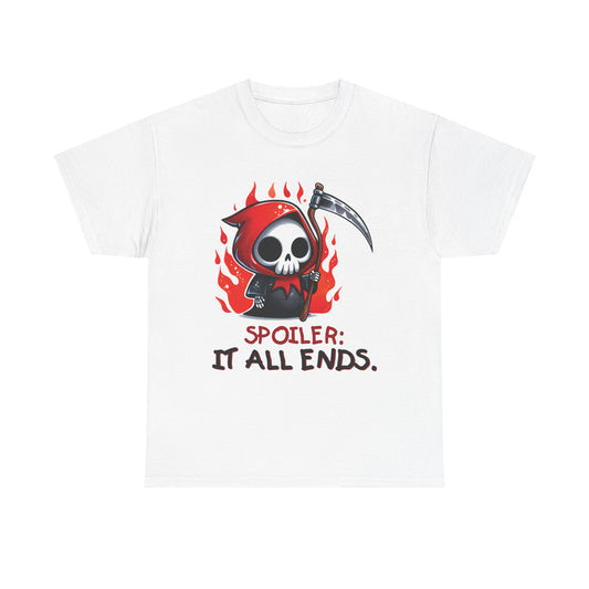 Cartoon Grim Reaper Unisex Tee
