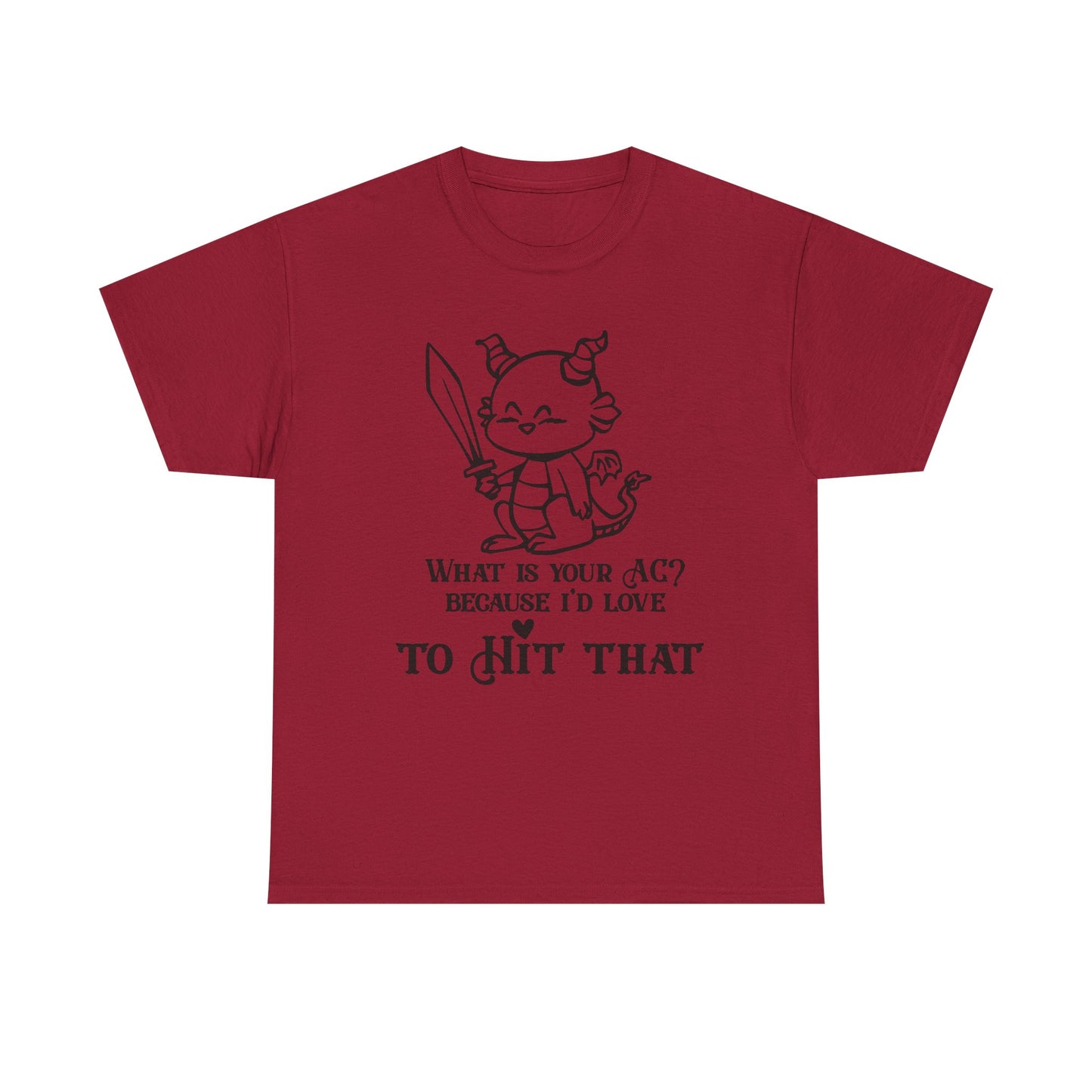 Dragon AC Graphic Tee, Role Playing, "Hit That"