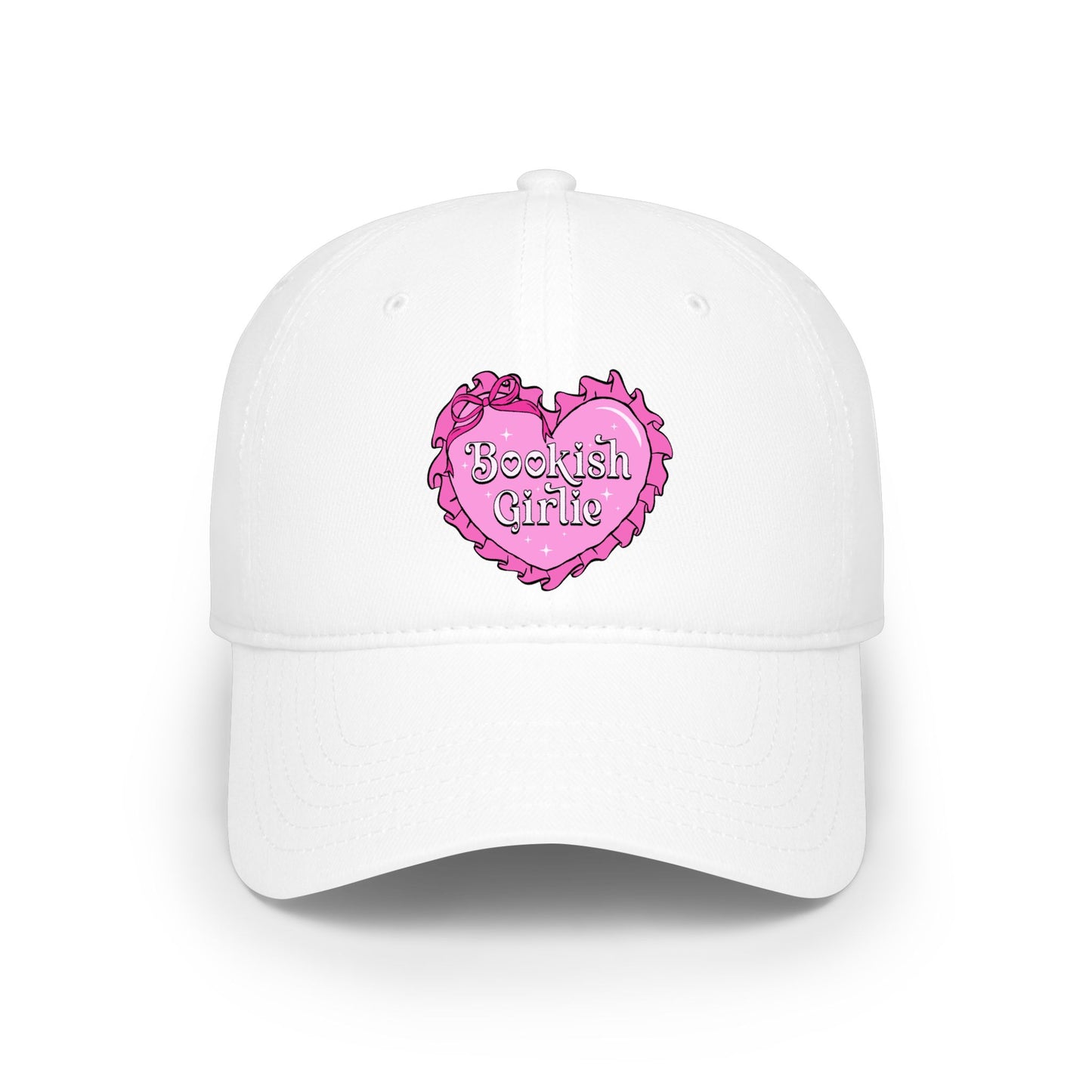 Low Profile Baseball Cap — “Bookish Girlie”
