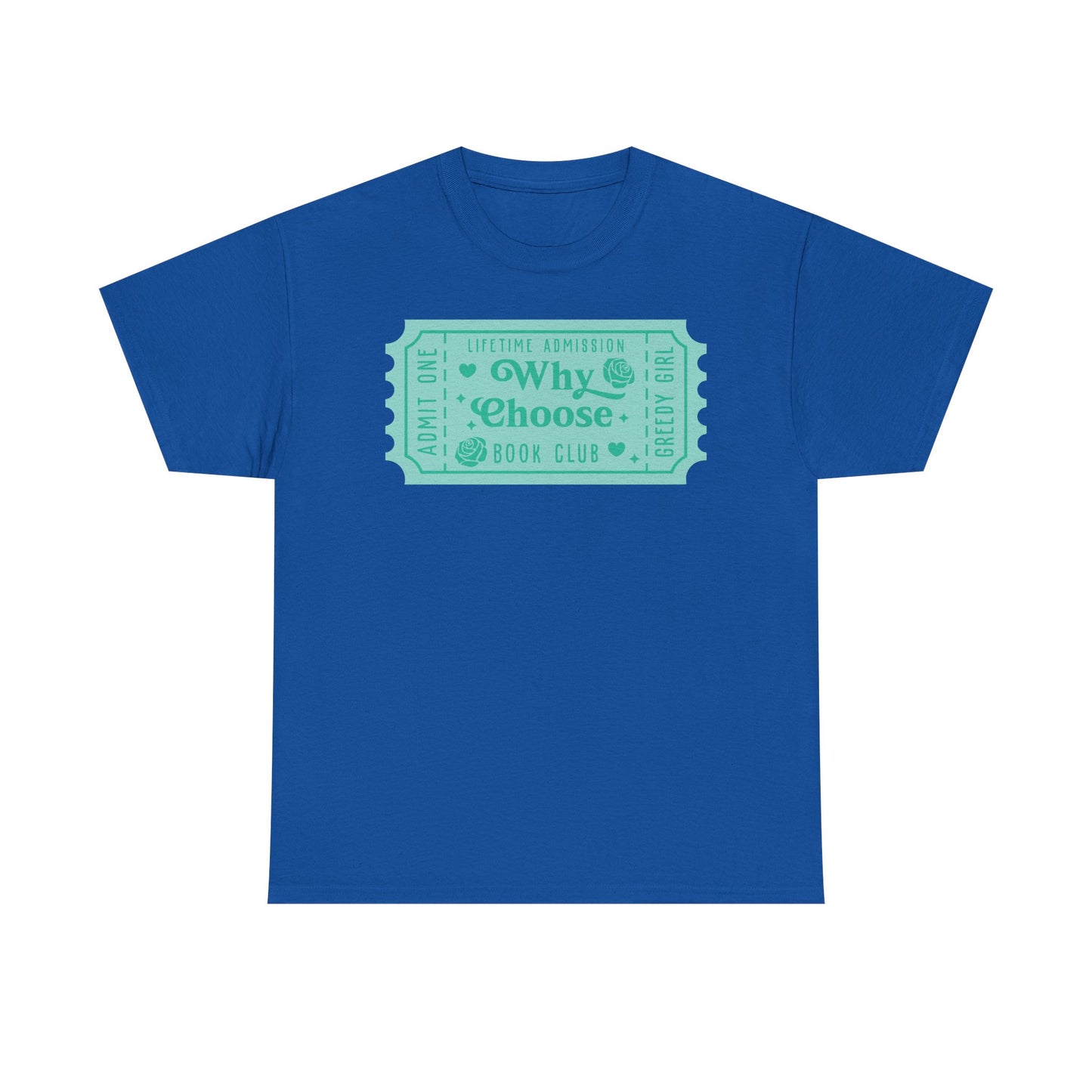 Why Choose Book Club Ticket Graphic Tee