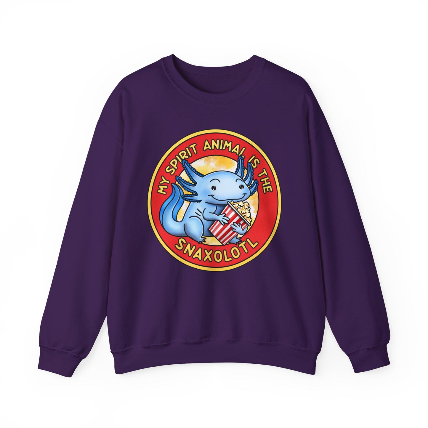 Crewneck Sweatshirt - Snaxolotl Round