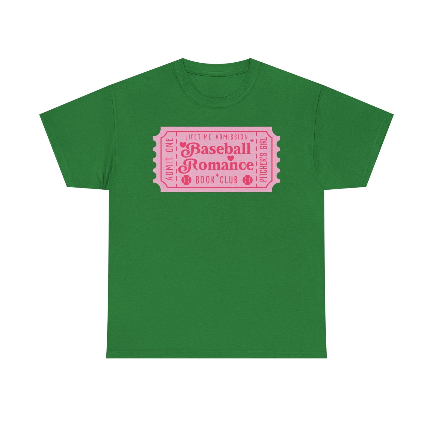 Baseball Romance Book Club Ticket Graphic Tee