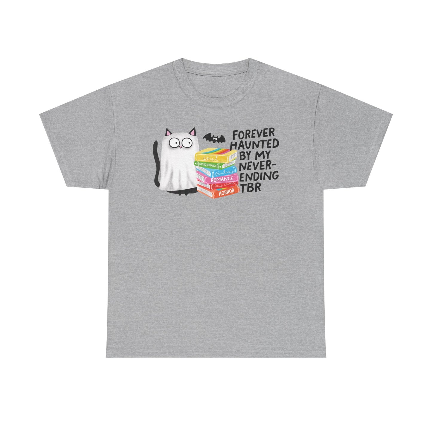 Haunted TBR Cat Graphic Tee