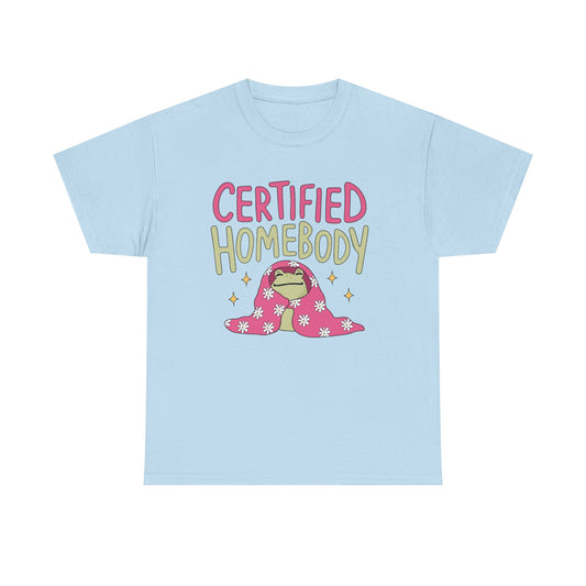 Certified Homebody Frog Graphic Tee