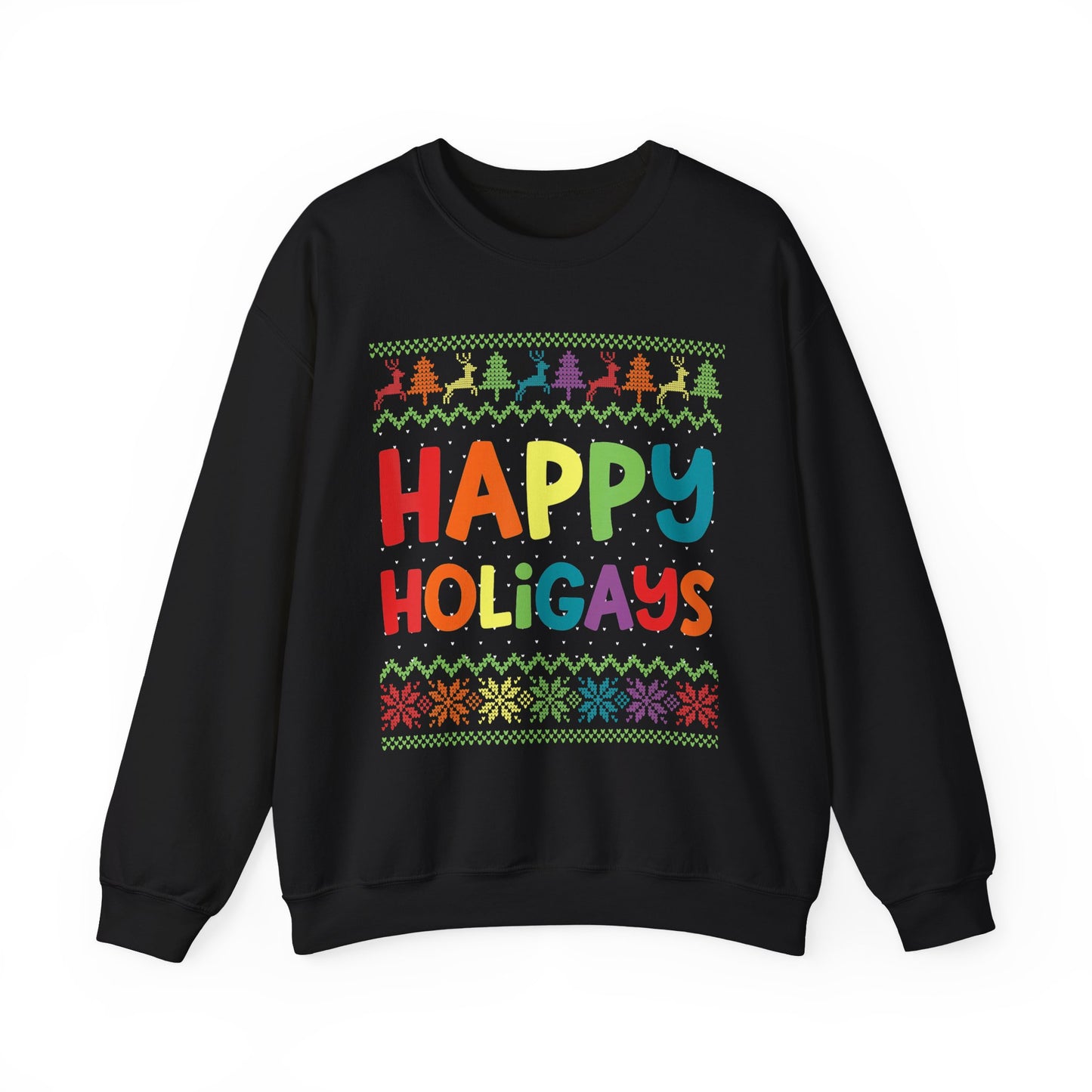 Crewneck Sweatshirt - Happy Holigays LGBTQA+