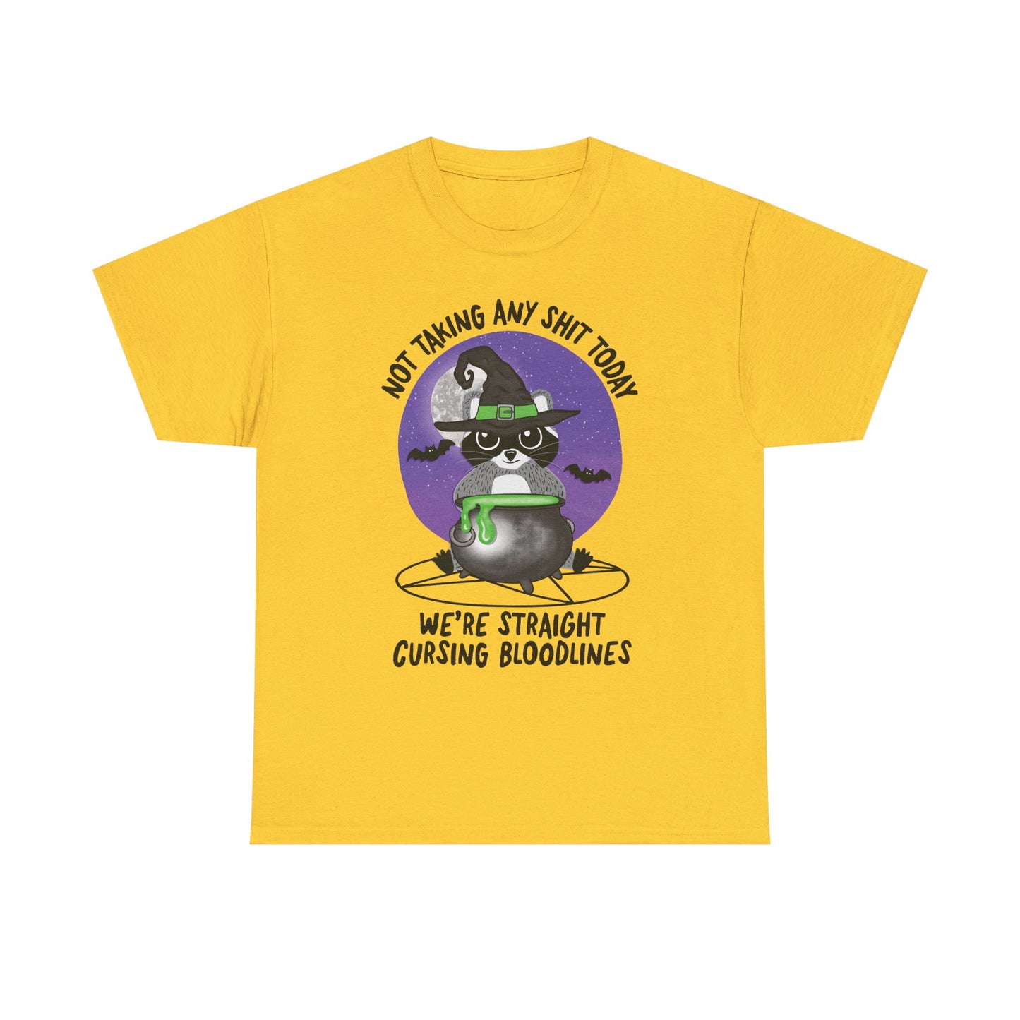 Raccoon Graphic Tee "Cursing Bloodlines"