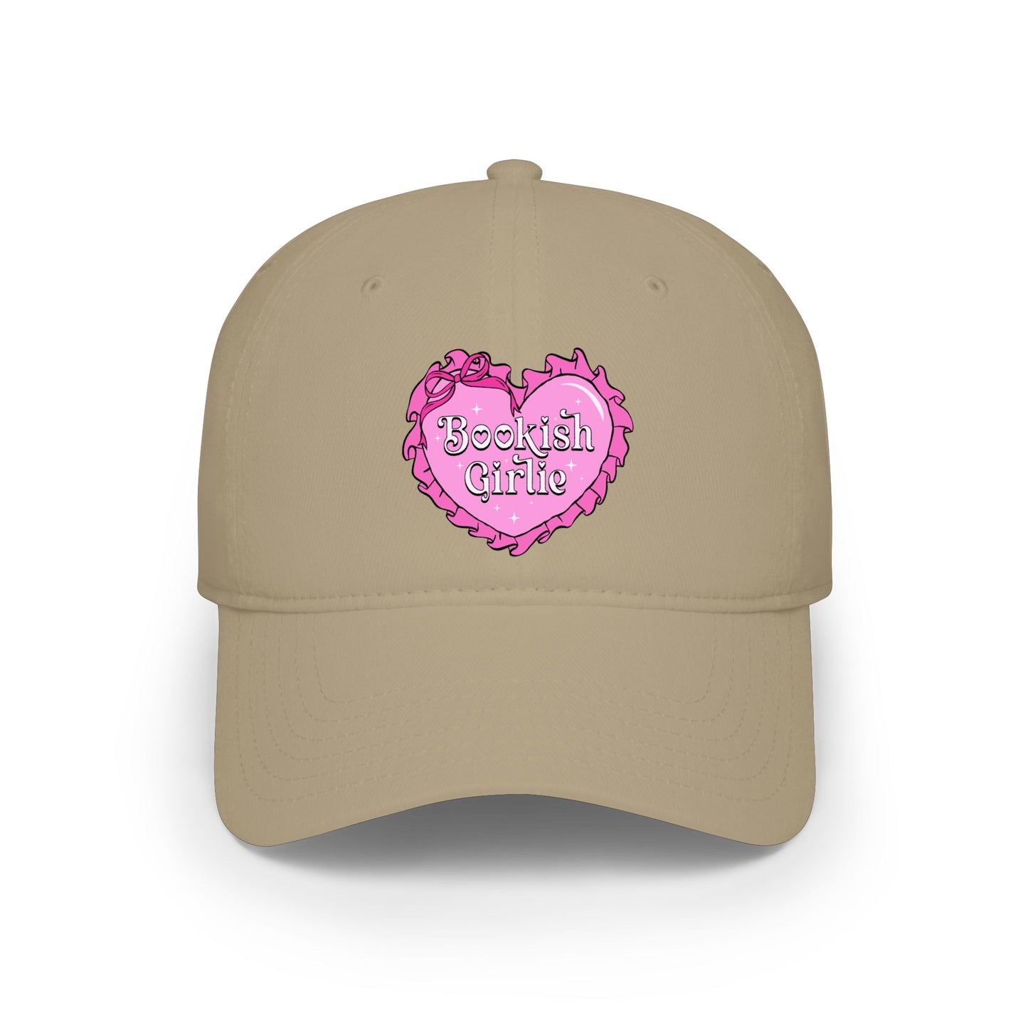 Low Profile Baseball Cap — “Bookish Girlie”