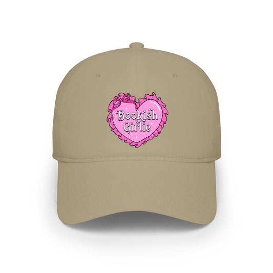 Low Profile Baseball Cap — “Bookish Girlie”