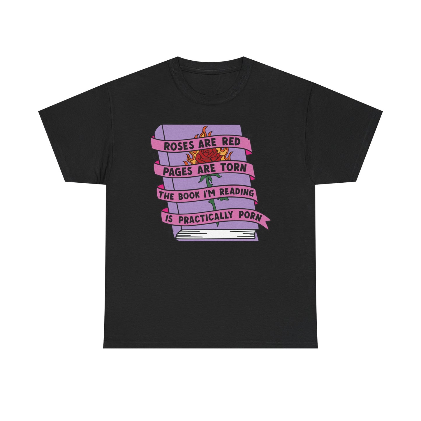 Roses Are Red Book Poem Graphic Tee