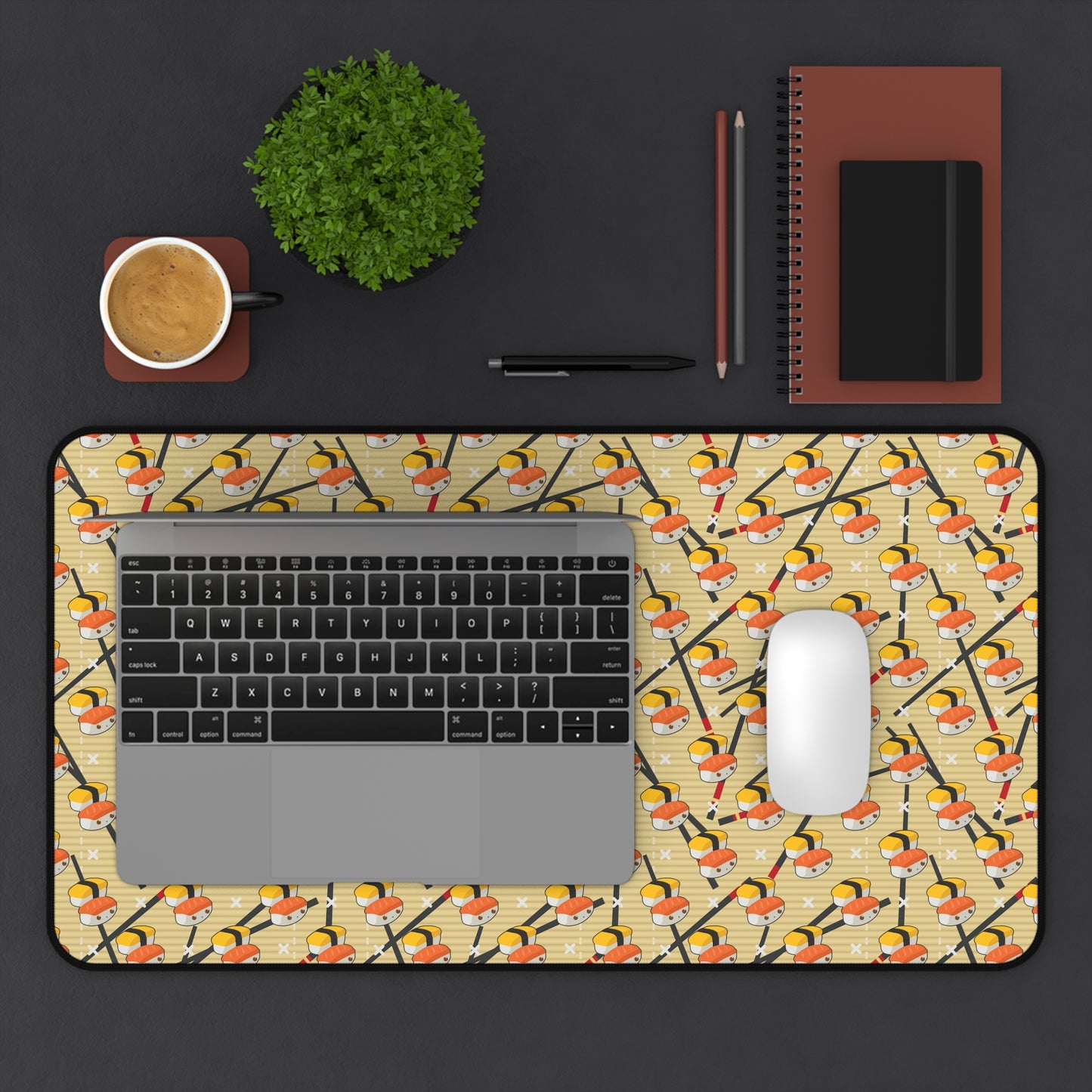 Kawaii Sushi Themed Desk Mat