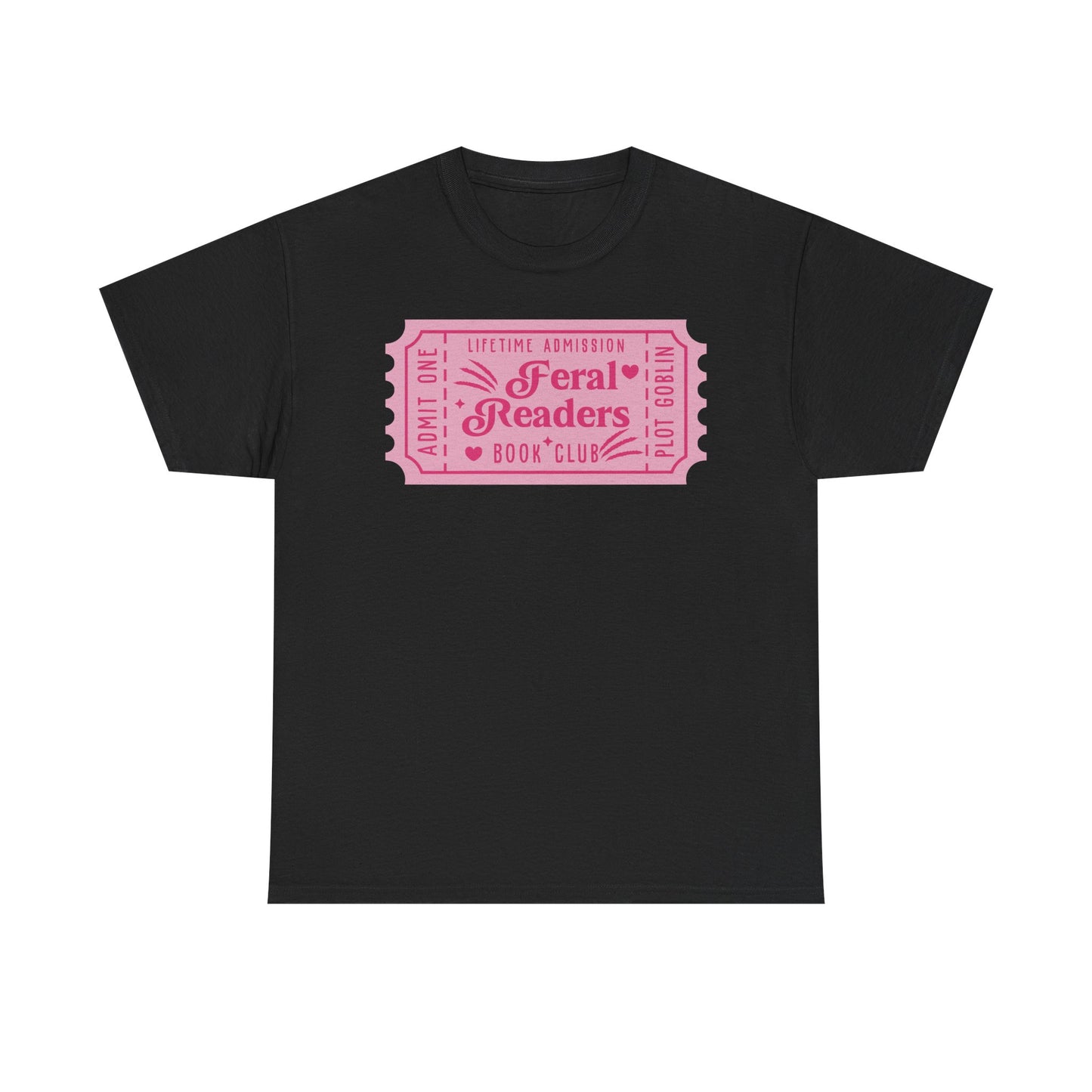 Feral Readers Book Club Ticket Graphic Tee