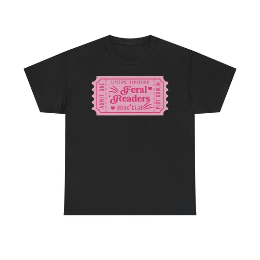 Feral Readers Book Club Ticket Graphic Tee