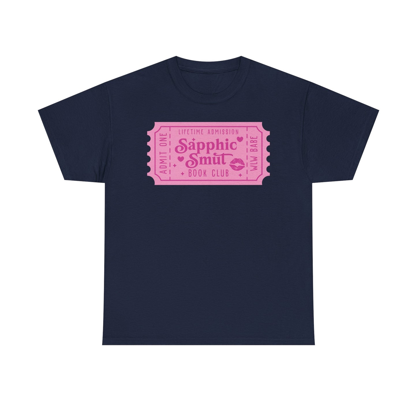 Sapphic Smut Book Club Ticket Graphic Tee