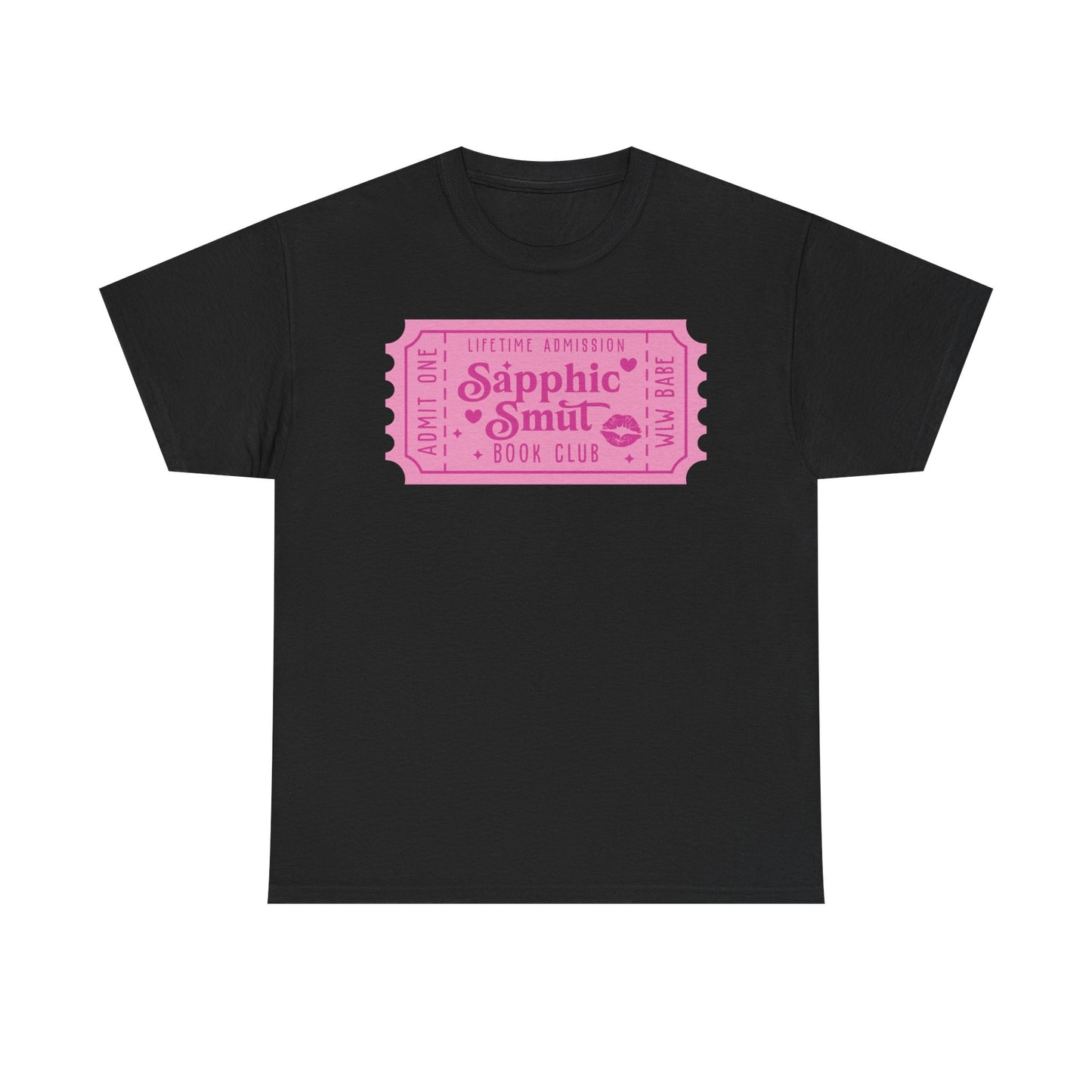 Sapphic Smut Book Club Ticket Graphic Tee