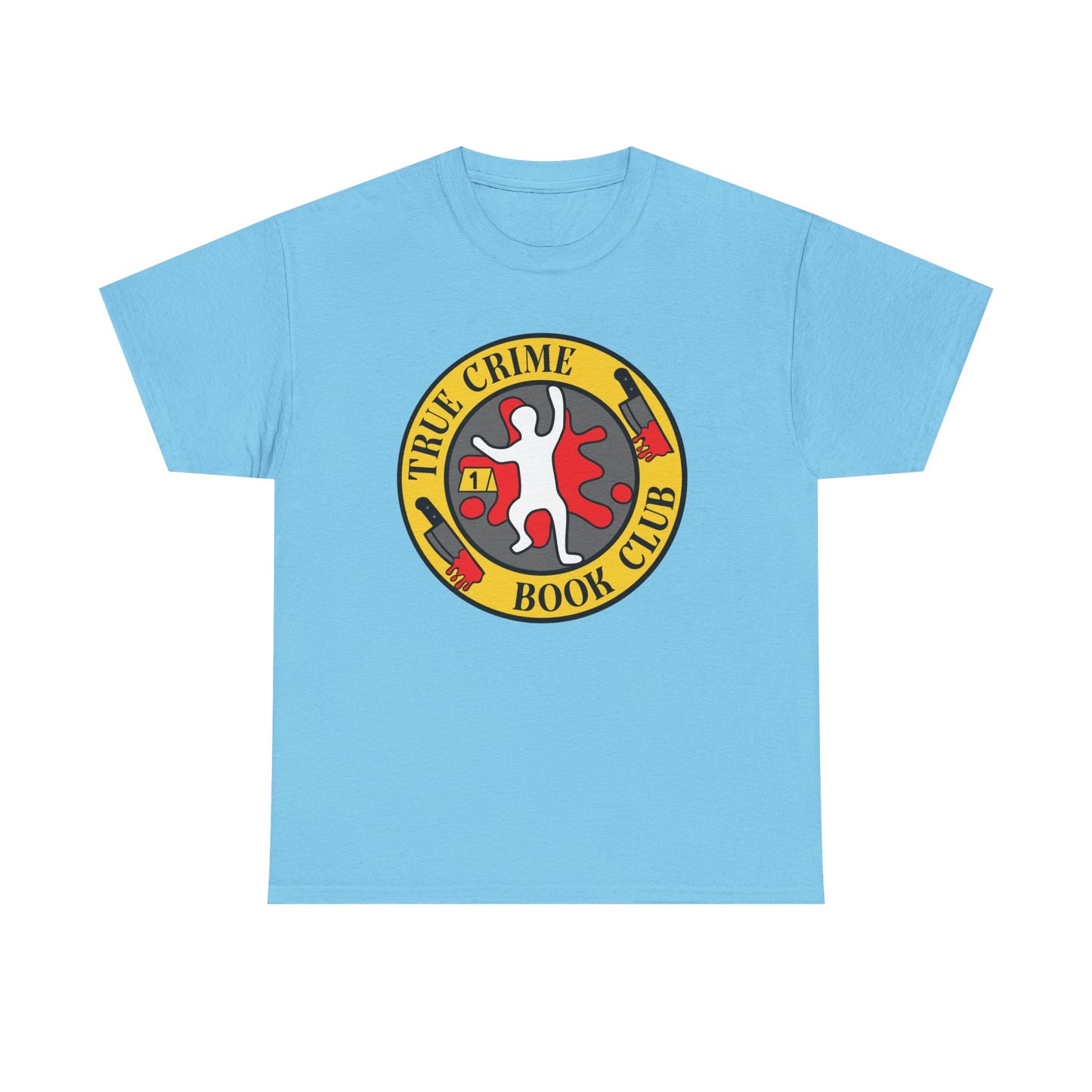 True Crime Book Club Round Graphic Tee
