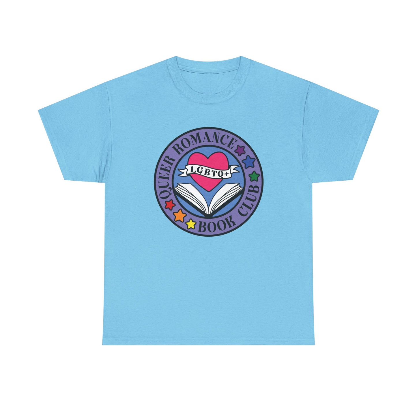 Queer Romance Book Club LGBTQA Round Graphic Tee