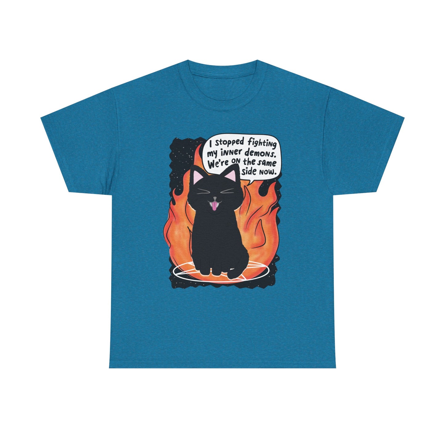 Same Side Cat Graphic Tee