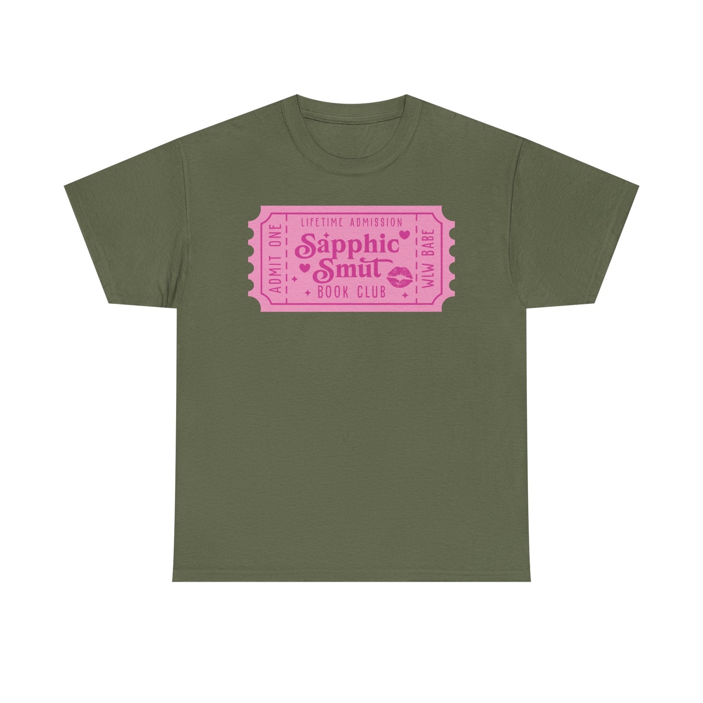 Sapphic Smut Book Club Ticket Graphic Tee