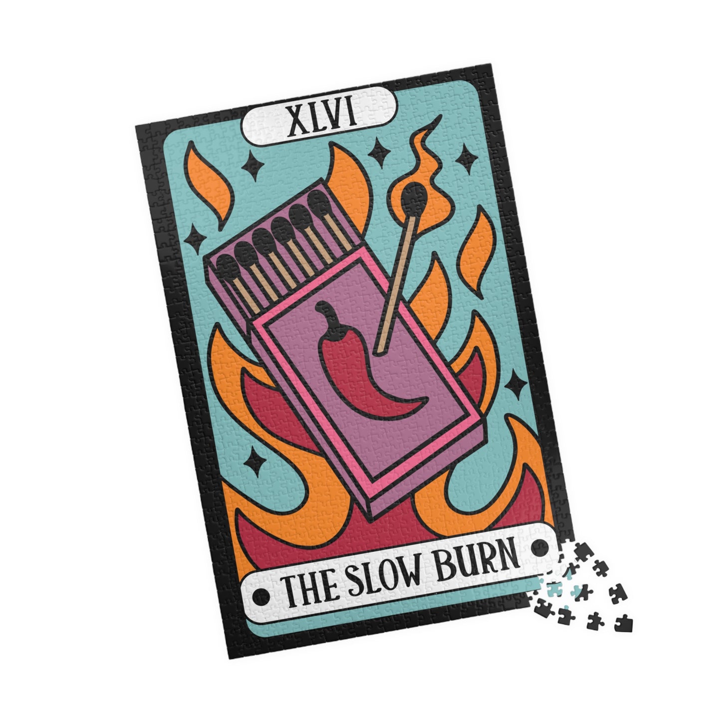 The Slow Burn Tarot Card 1014 piece puzzle