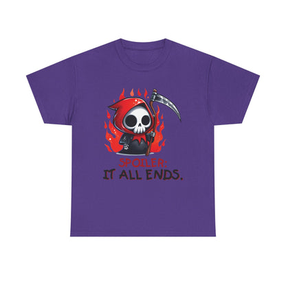 Cartoon Grim Reaper Unisex Tee