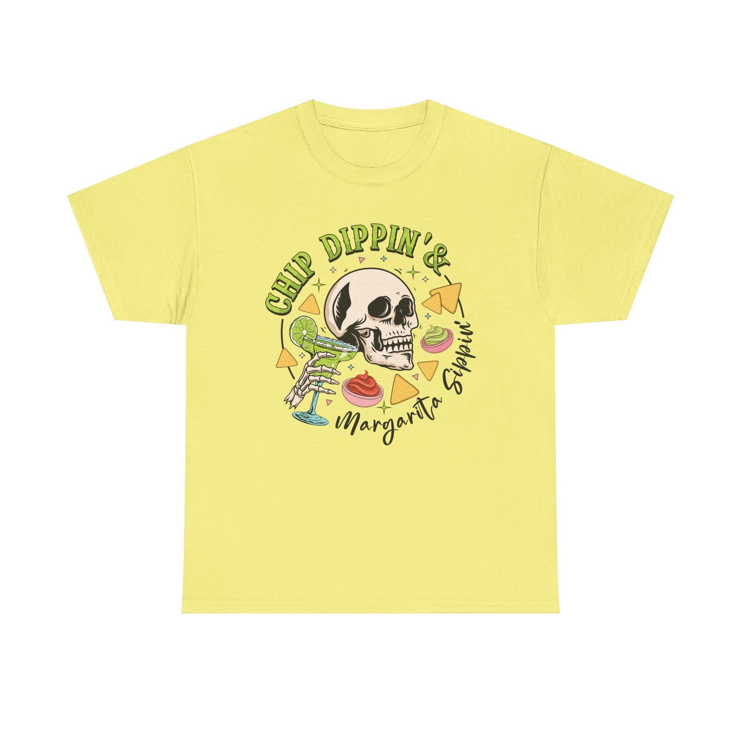 Chips and Margarita Skeleton Graphic Tee