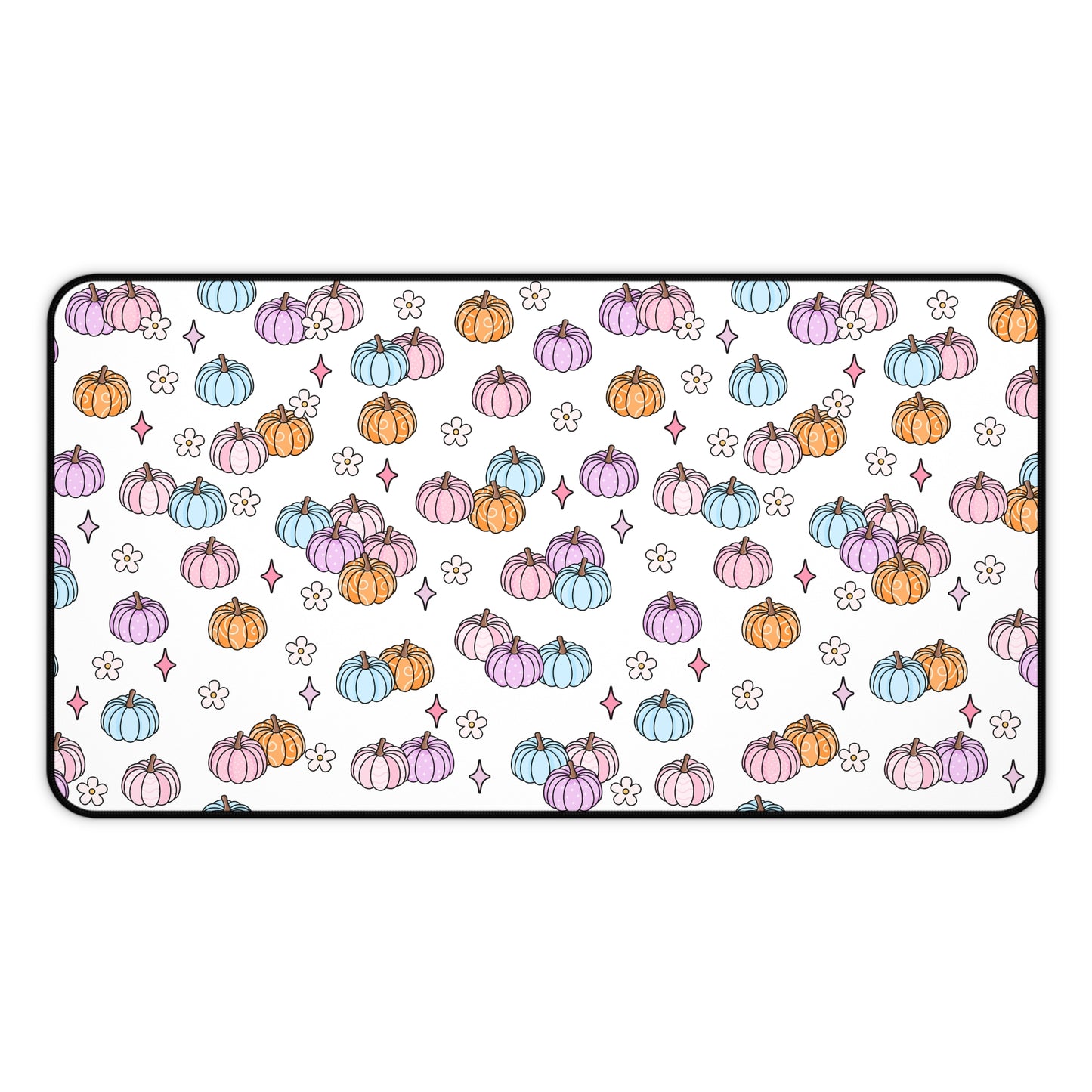 Pastel Pumpkins Desk Mat