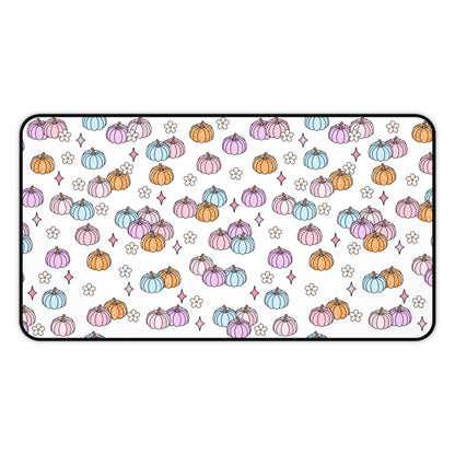 Pastel Pumpkins Desk Mat