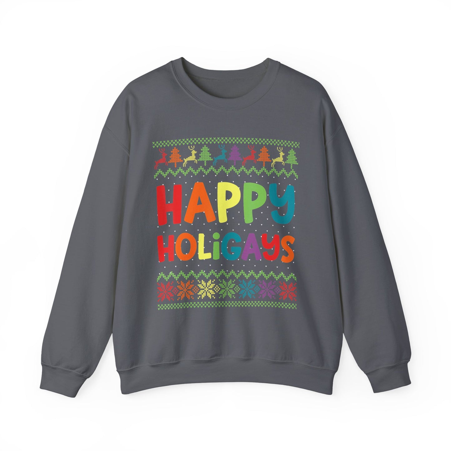 Crewneck Sweatshirt - Happy Holigays LGBTQA+