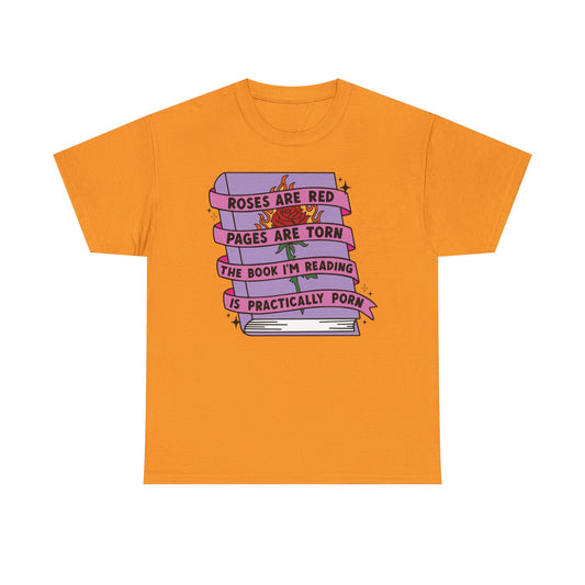 Roses Are Red Book Poem Graphic Tee