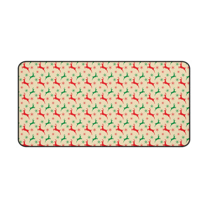 Reindeer Christmas Themed Desk Mat