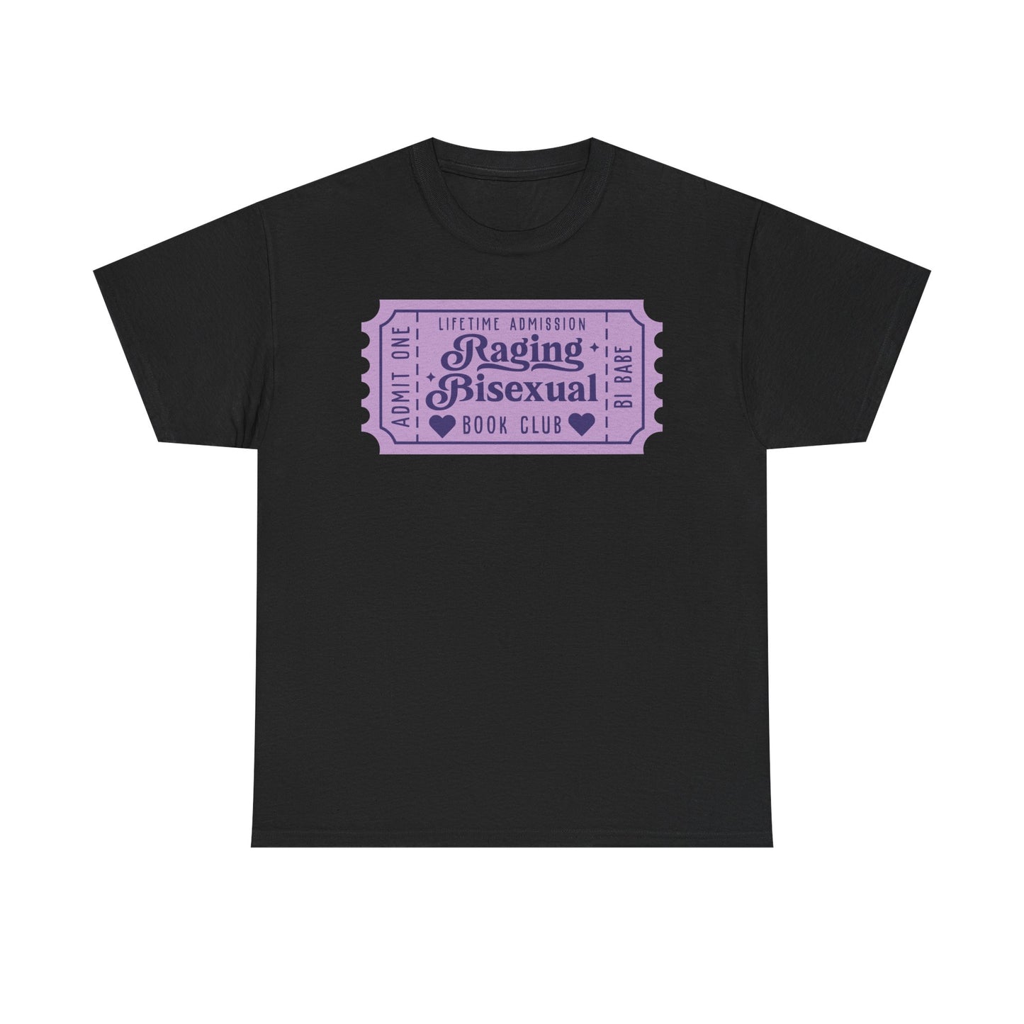 Raging Bisexual Book Club Ticket Graphic Tee