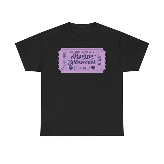 Raging Bisexual Book Club Ticket Graphic Tee