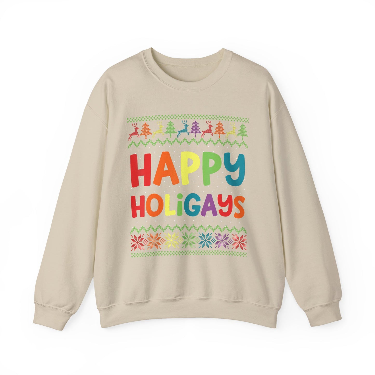 Crewneck Sweatshirt - Happy Holigays LGBTQA+