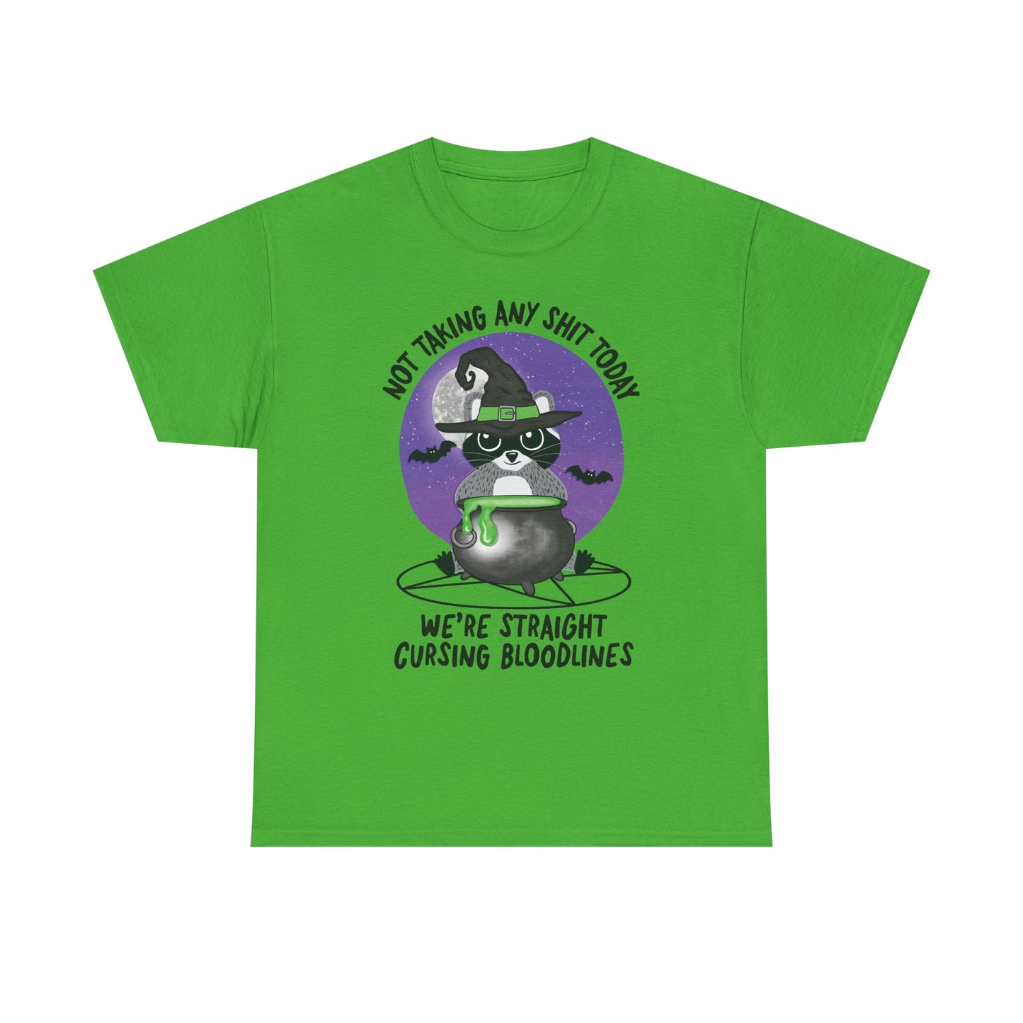 Raccoon Graphic Tee "Cursing Bloodlines"