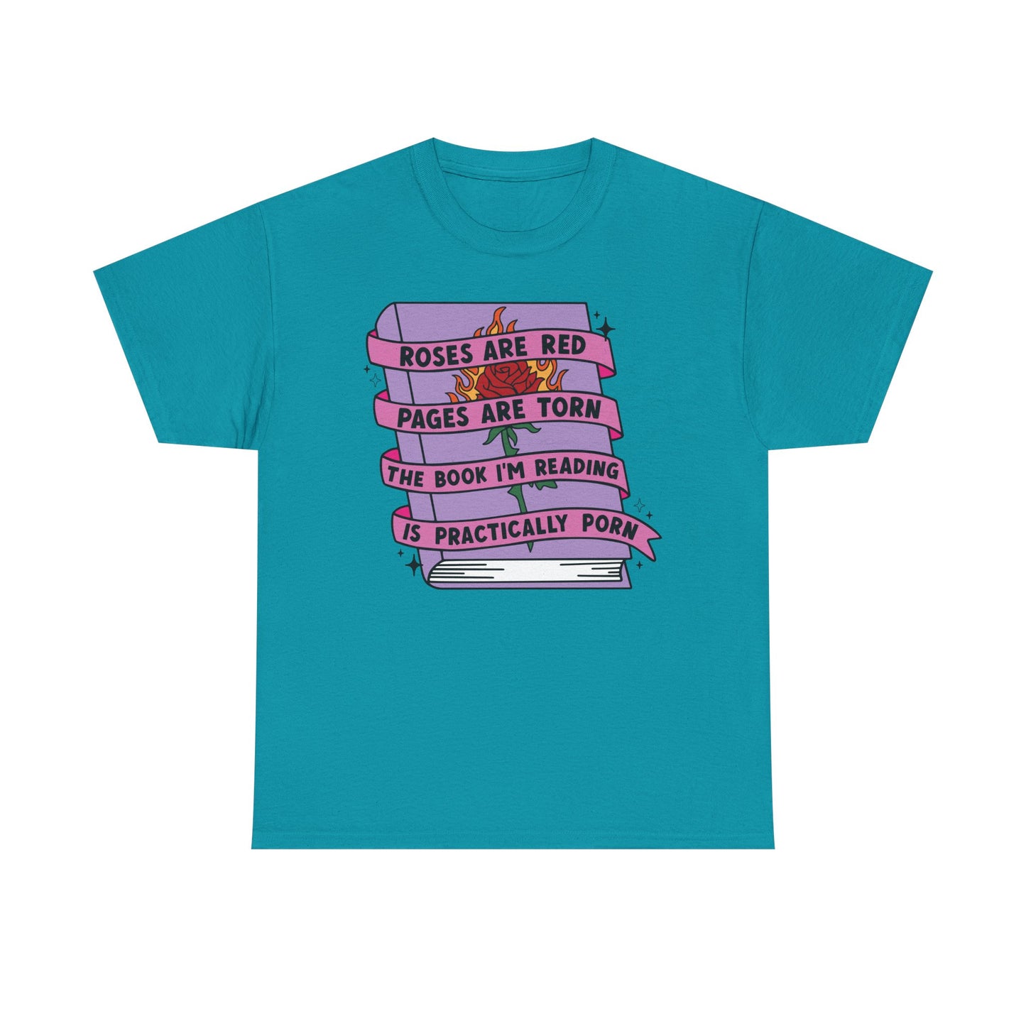 Roses Are Red Book Poem Graphic Tee