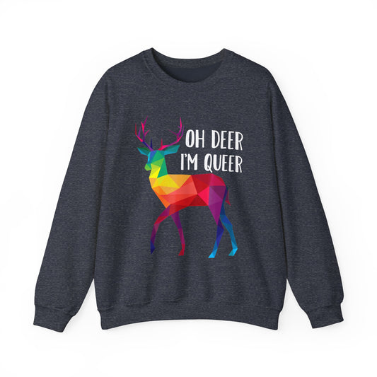 Crewneck Sweatshirt - Deer Queer LGBTQA+