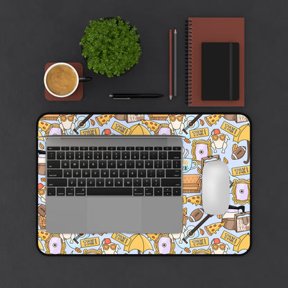 Blue Friends Desk Mat