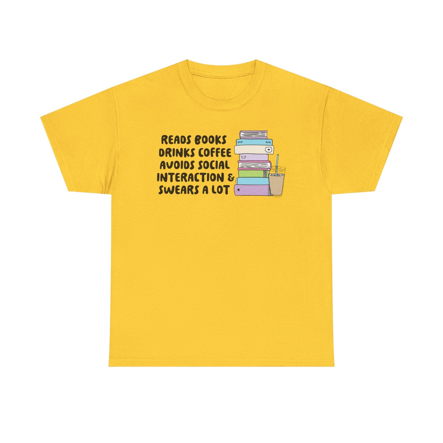 Reads Books Swears A lot Graphic Tee